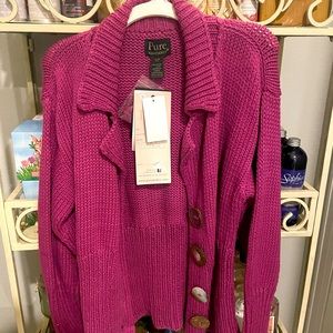 Pure Handknit Sweater! Never worn before, tags still on.